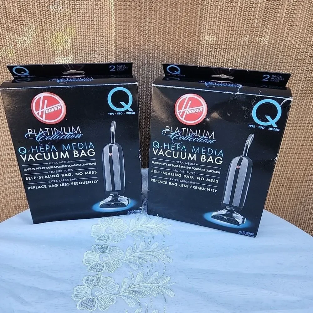 New Hoover Platinum Type-Q HEPA XL Vacuum Bag (2-Pack) 2 Sets Of 2